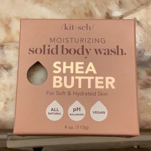 Kitsch Shea Butter Solid Body Wash Bar Soap for Women |